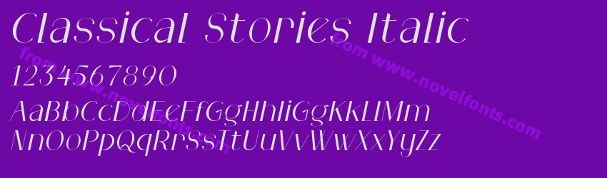 Classical Stories ItalicPreview Classical Stories ItalicPreview