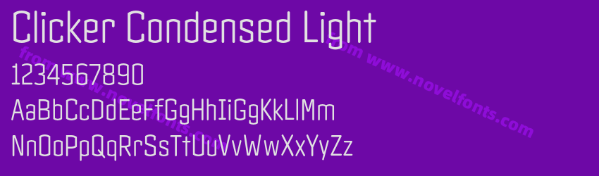Clicker Condensed LightPreview