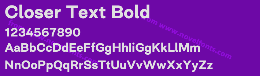 Closer Text BoldPreview Closer Text BoldPreview