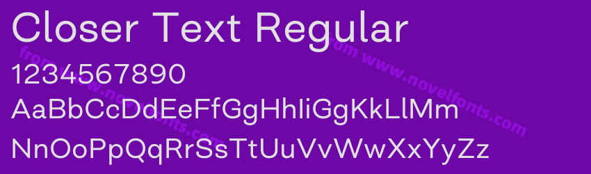 Closer Text RegularPreview Closer Text RegularPreview