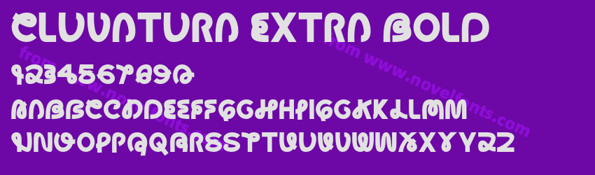 Cluvatura Extra BoldPreview Cluvatura Extra BoldPreview