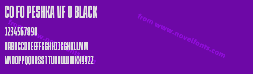 Co Fo Peshka VF 0 BlackPreview Co Fo Peshka VF 0 BlackPreview