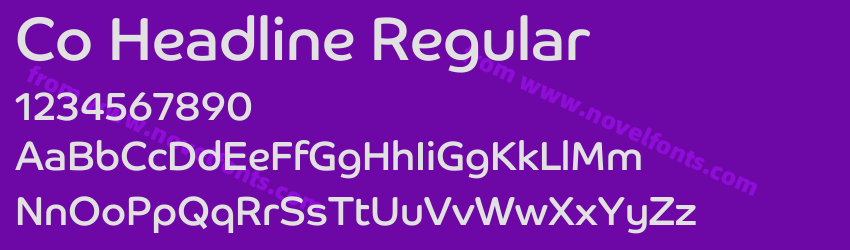 Co Headline RegularPreview Co Headline RegularPreview