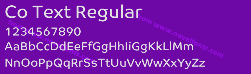 Co Text RegularPreview Co Text RegularPreview