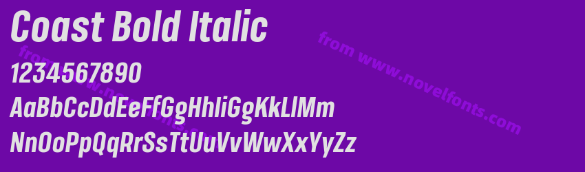 Coast Bold ItalicPreview Coast Bold ItalicPreview