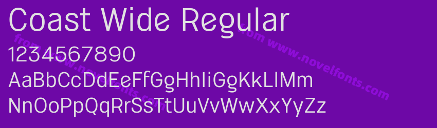 Coast Wide RegularPreview Coast Wide RegularPreview