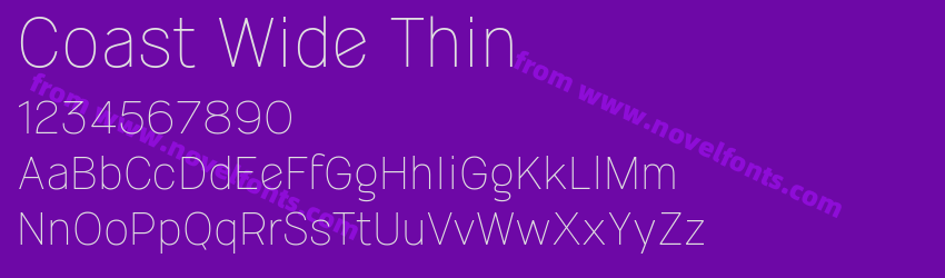 Coast Wide ThinPreview Coast Wide ThinPreview