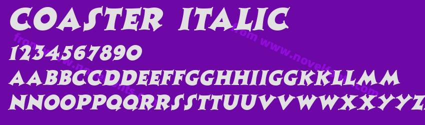 Coaster ItalicPreview Coaster ItalicPreview