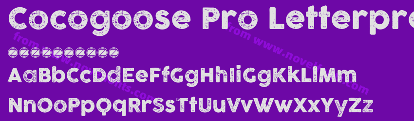Cocogoose Pro LetterpressPreview Cocogoose Pro LetterpressPreview
