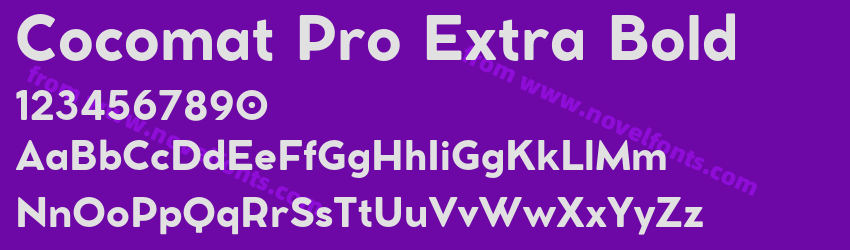 Cocomat Pro Extra BoldPreview Cocomat Pro Extra BoldPreview