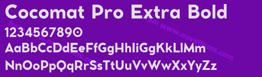 Cocomat Pro Extra BoldPreview Cocomat Pro Extra BoldPreview