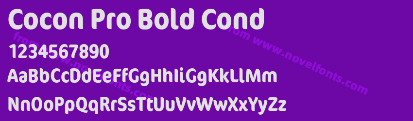 Cocon Pro Bold CondPreview Cocon Pro Bold CondPreview
