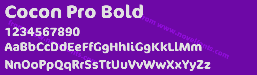 Cocon Pro BoldPreview Cocon Pro BoldPreview