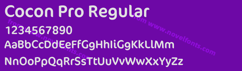 Cocon Pro RegularPreview Cocon Pro RegularPreview
