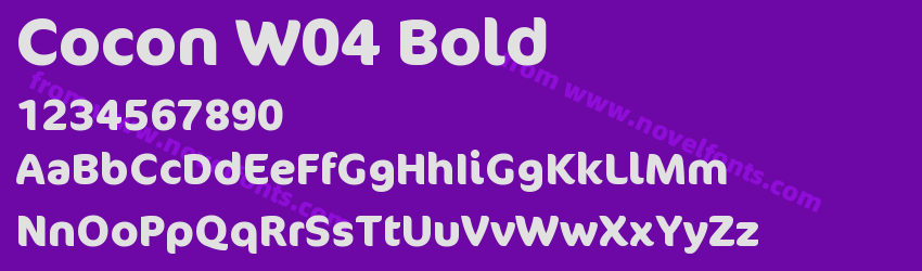 Cocon W04 BoldPreview Cocon W04 BoldPreview