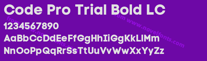 Code Pro Trial Bold LCPreview Code Pro Trial Bold LCPreview