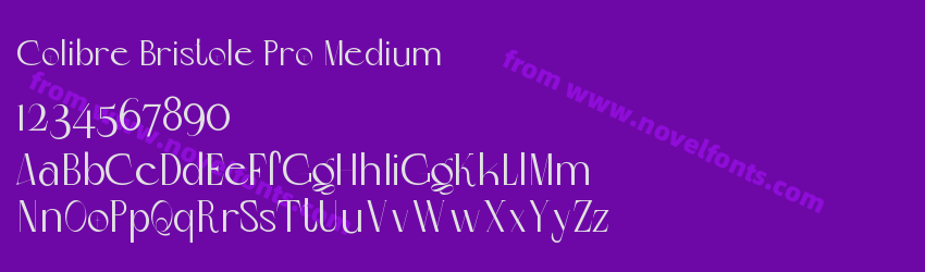 Colibre Bristole Pro MediumPreview Colibre Bristole Pro MediumPreview