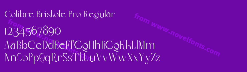 Colibre Bristole Pro RegularPreview Colibre Bristole Pro RegularPreview