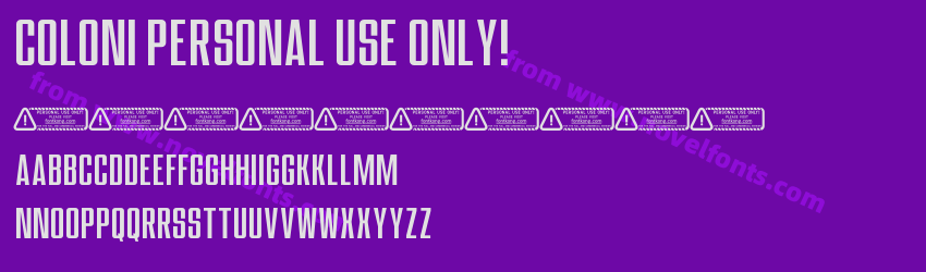 Coloni PERSONAL USE ONLY!Preview Coloni PERSONAL USE ONLY!Preview