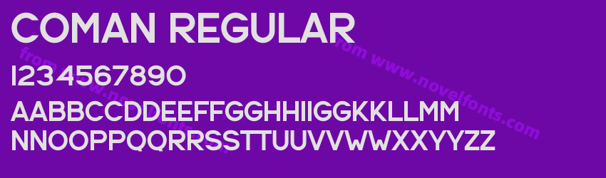 Coman RegularPreview Coman RegularPreview
