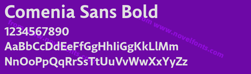Comenia Sans BoldPreview Comenia Sans BoldPreview