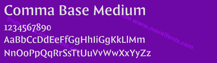 Comma Base MediumPreview Comma Base MediumPreview