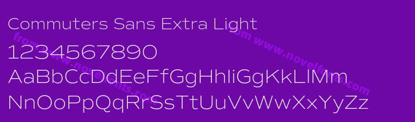 Commuters Sans Extra LightPreview Commuters Sans Extra LightPreview
