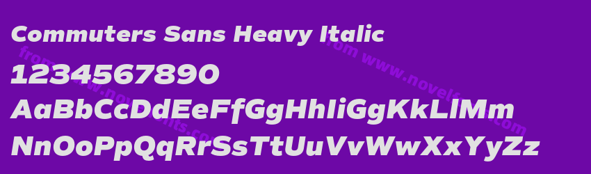 Commuters Sans Heavy ItalicPreview Commuters Sans Heavy ItalicPreview