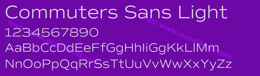 Commuters Sans LightPreview Commuters Sans LightPreview
