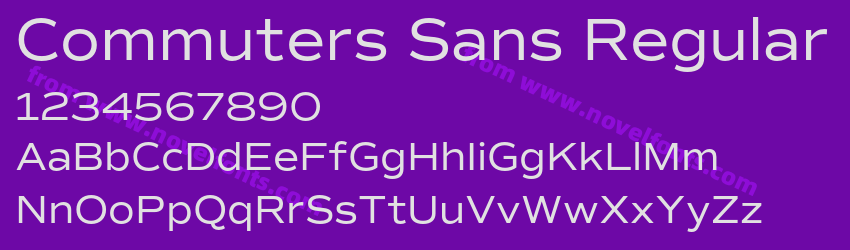 Commuters Sans RegularPreview Commuters Sans RegularPreview