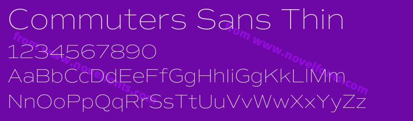 Commuters Sans ThinPreview Commuters Sans ThinPreview