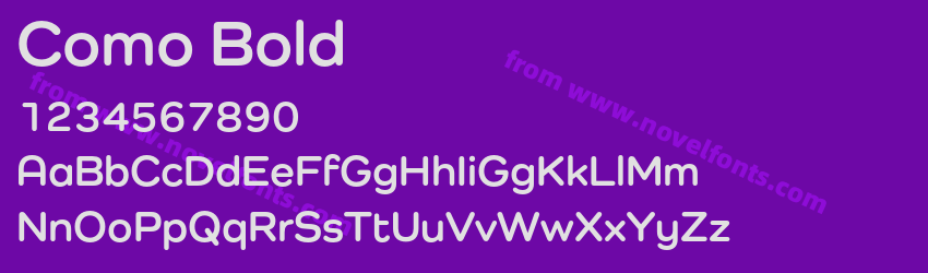 Como BoldPreview Como BoldPreview