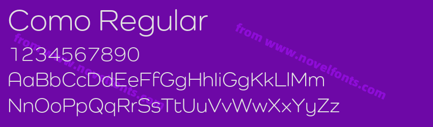 Como RegularPreview Como RegularPreview