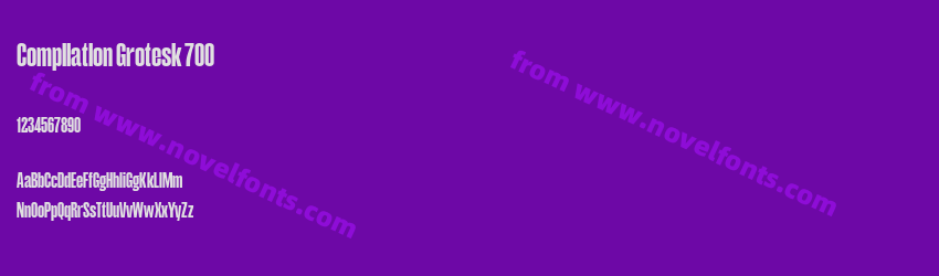 Compilation Grotesk 700Preview