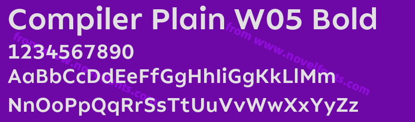 Compiler Plain W05 BoldPreview Compiler Plain W05 BoldPreview