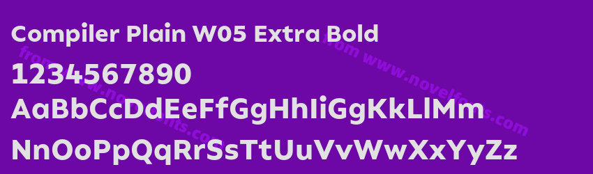 Compiler Plain W05 Extra BoldPreview Compiler Plain W05 Extra BoldPreview