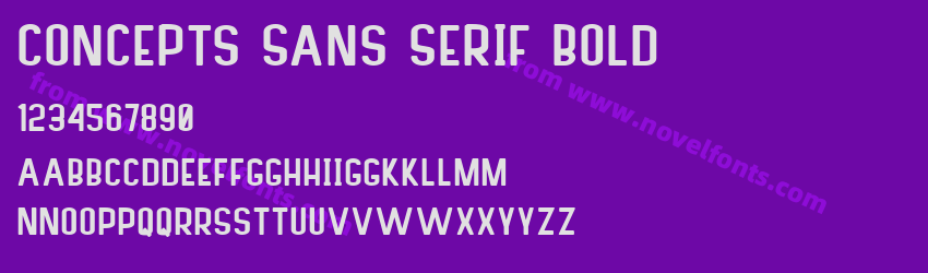 Concepts Sans Serif BoldPreview Concepts Sans Serif BoldPreview