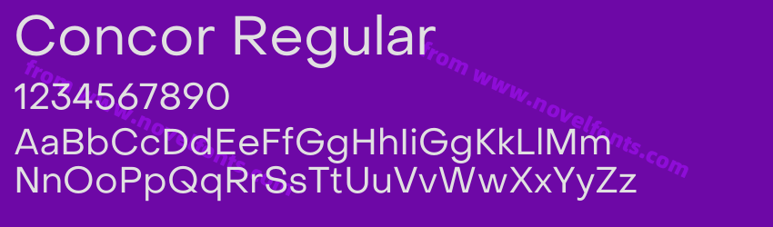 Concor RegularPreview