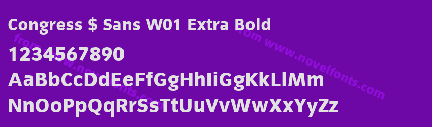 Congress $ Sans W01 Extra BoldPreview Congress $ Sans W01 Extra BoldPreview