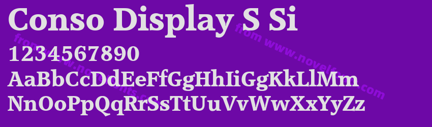 Conso Display S SiPreview Conso Display S SiPreview