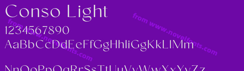 Conso LightPreview Conso LightPreview