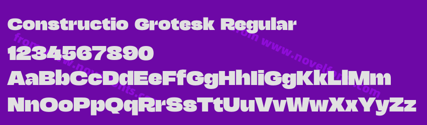 Constructio Grotesk RegularPreview Constructio Grotesk RegularPreview
