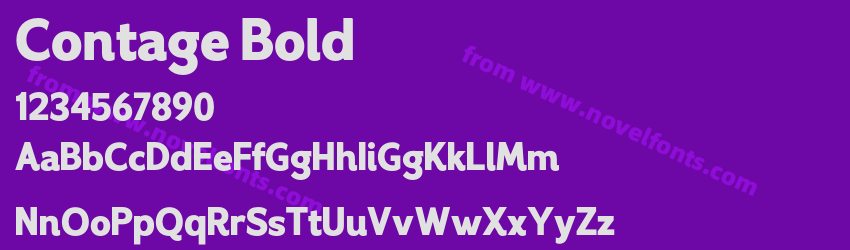 Contage BoldPreview Contage BoldPreview