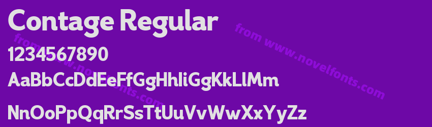 Contage RegularPreview Contage RegularPreview