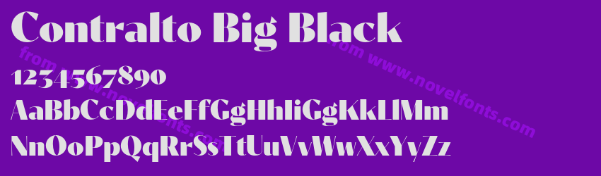 Contralto Big BlackPreview Contralto Big BlackPreview