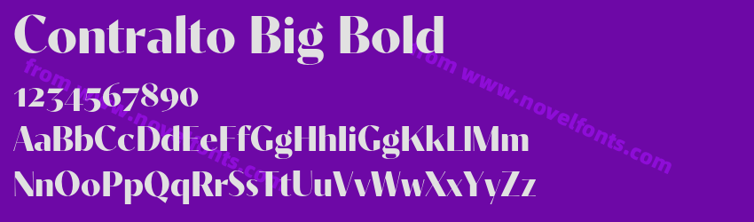 Contralto Big BoldPreview Contralto Big BoldPreview