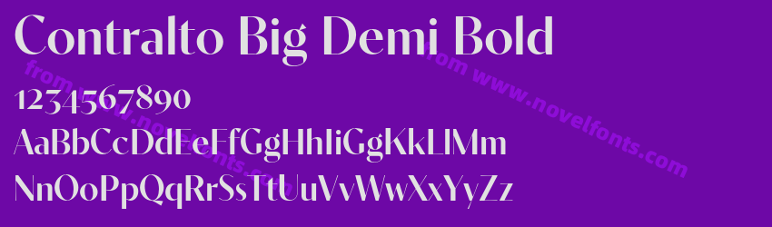 Contralto Big Demi BoldPreview Contralto Big Demi BoldPreview