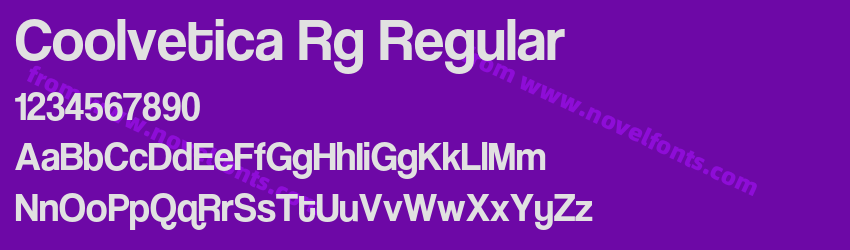 Coolvetica Rg RegularPreview Coolvetica Rg RegularPreview