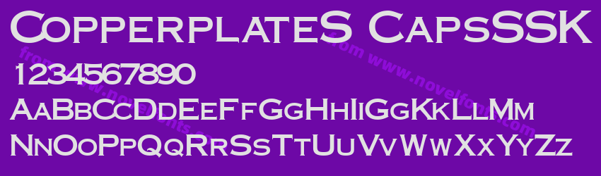 CopperplateS CapsSSK BoldPreview CopperplateS CapsSSK BoldPreview
