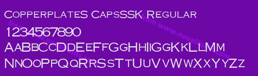 CopperplateS CapsSSK RegularPreview CopperplateS CapsSSK RegularPreview